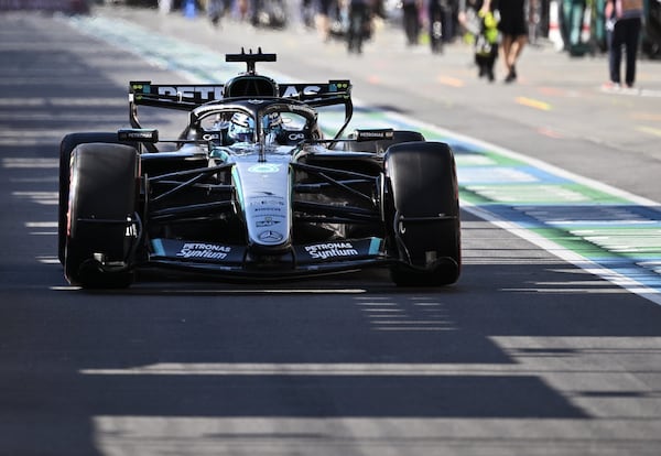 Mercedes' Russell fends off Antonelli to win dramatic sprint race at Canadian GP