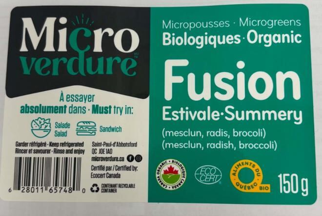 Quebec microgreens recalled over E. coli risk